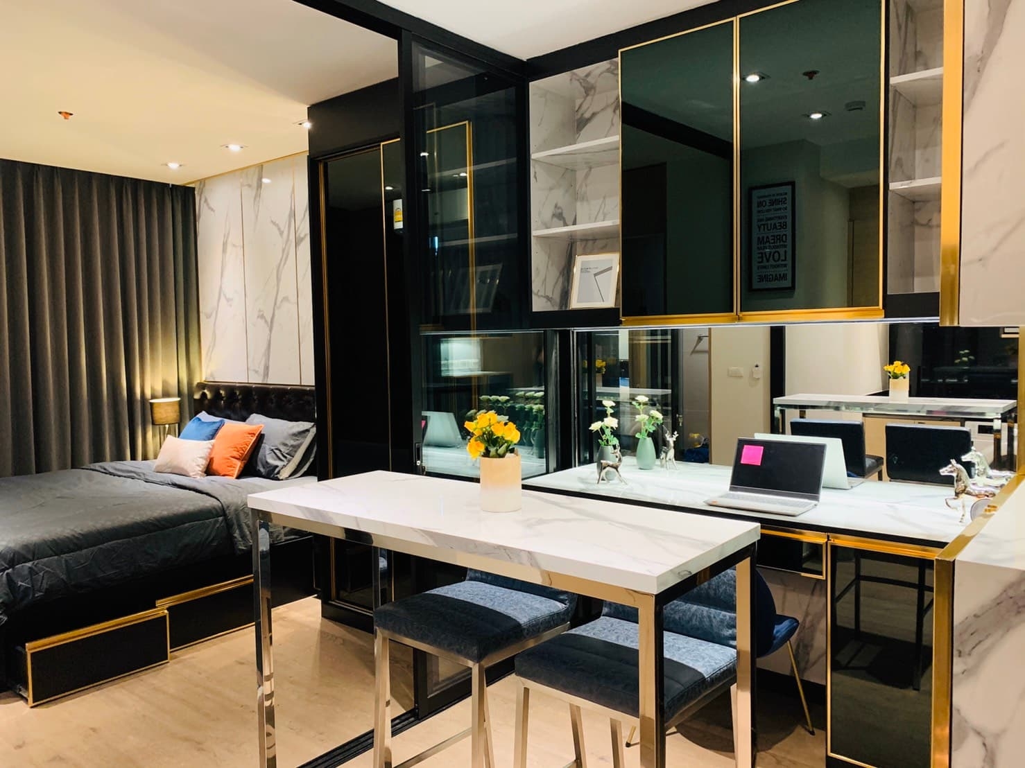 LTH2045<H1598 – Park 24 FOR RENT&SALE 1 bed 1 bath size 30 Sq.M. BTS Phrom Phong station