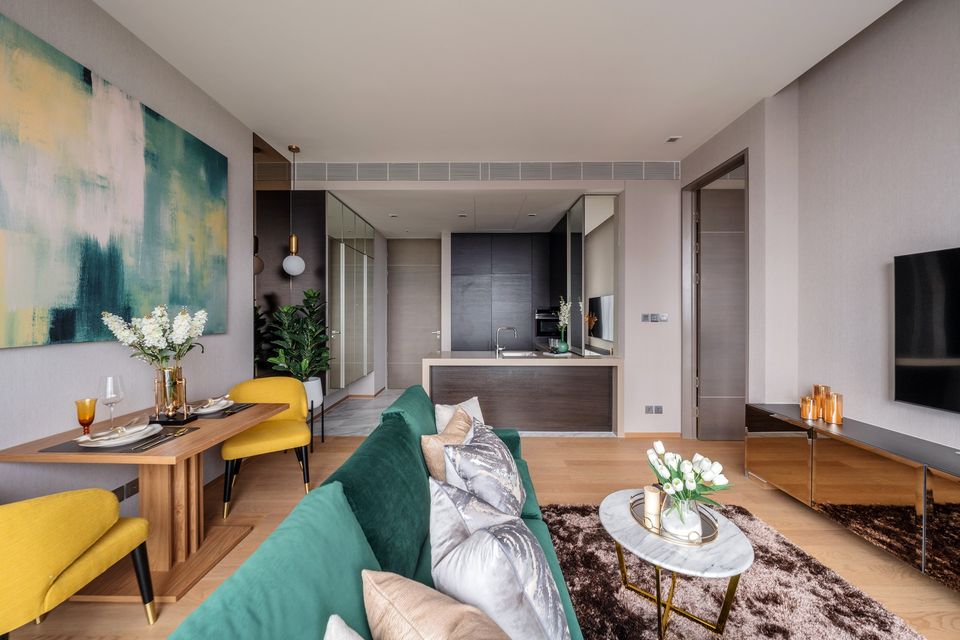 LTH2292 & LTH2293 – Saladaeng One FOR RENT 1 bed 1 bath size 56.74 Sq.M. MRT Lumphini station