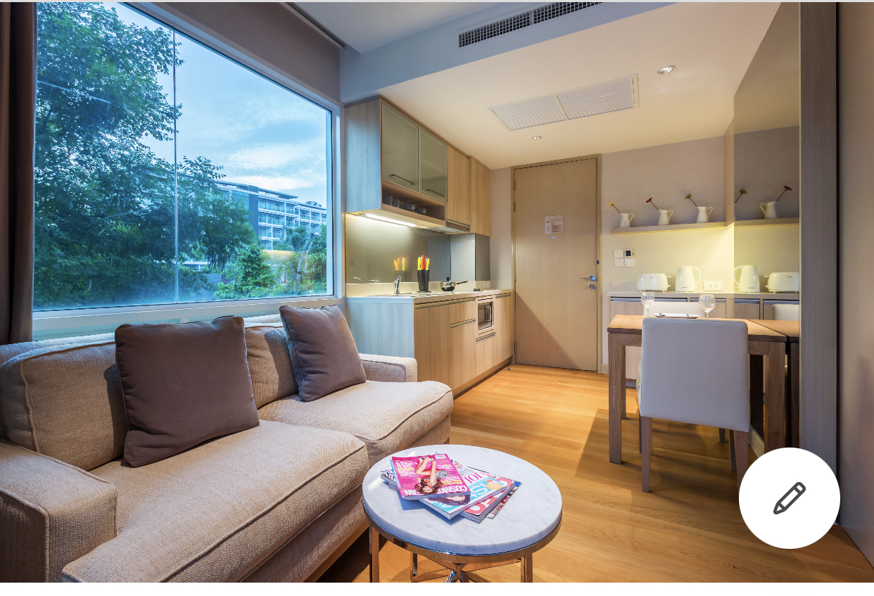Amari residences Hauhin 1 bedroom unit with balcony, garden view fully furnished ready to move in*