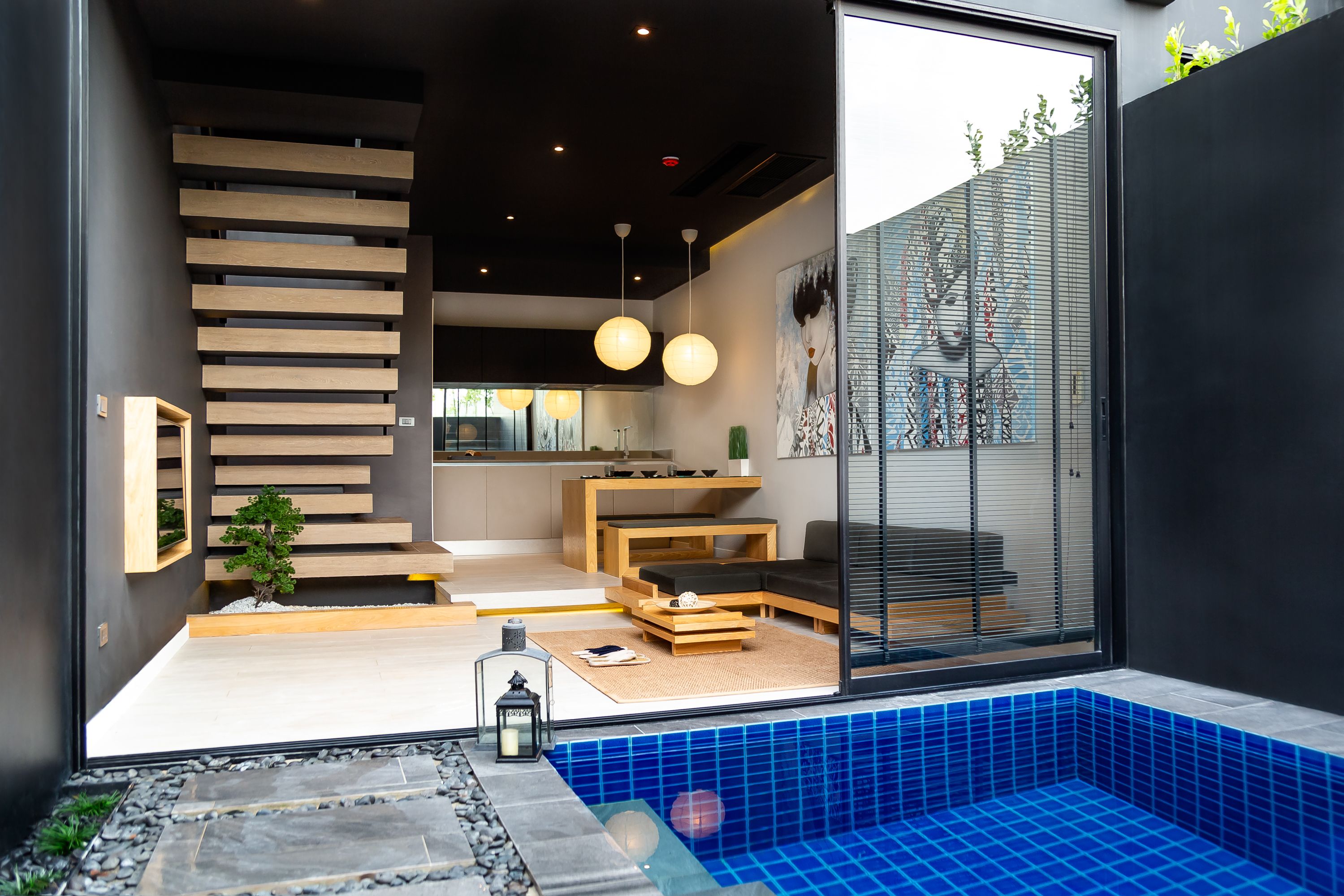 Plunge Pool 1-Bedroom Family Loft
