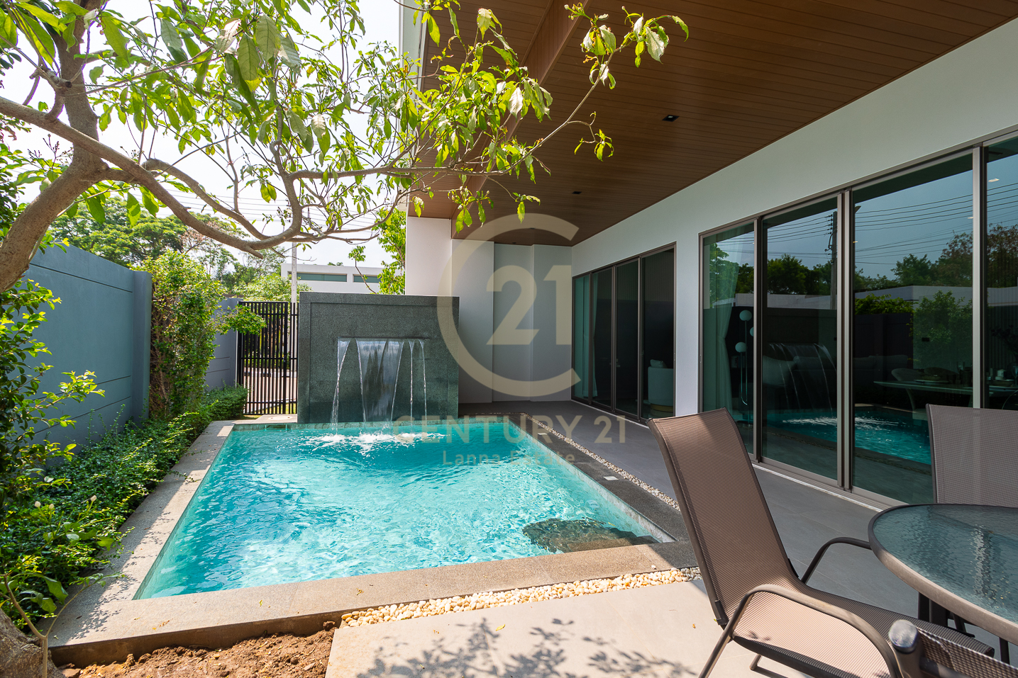 L Shaped Resort House Modern Furnished with Pool for SALE