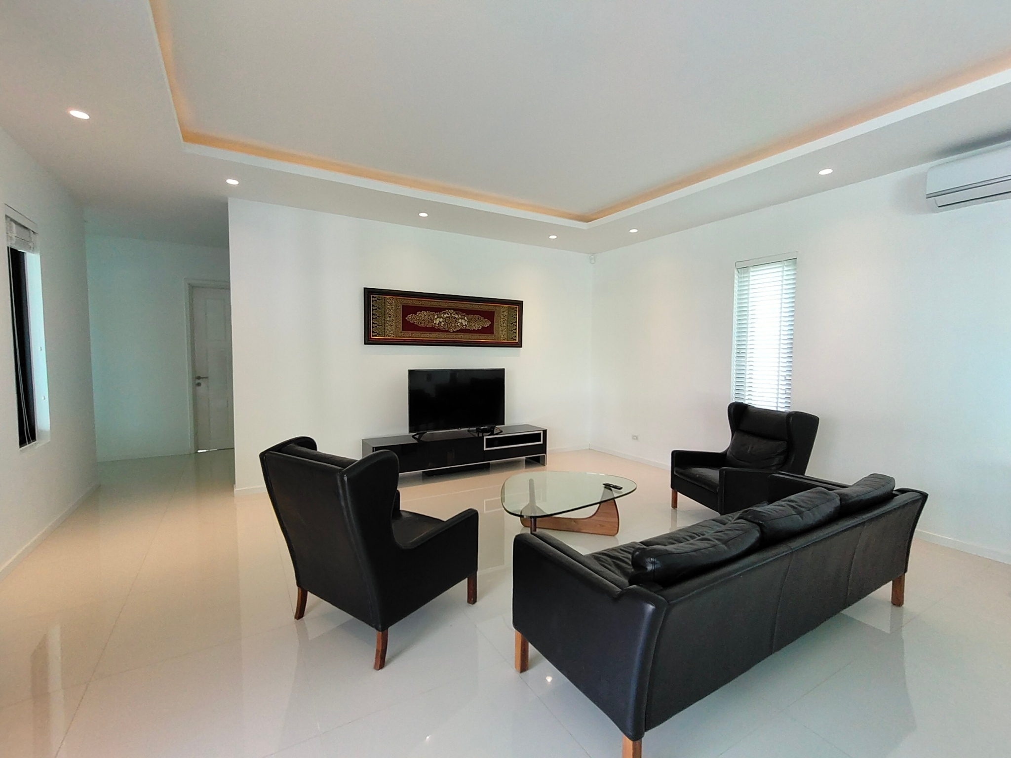 Luxury pool villa with beautiful furniture