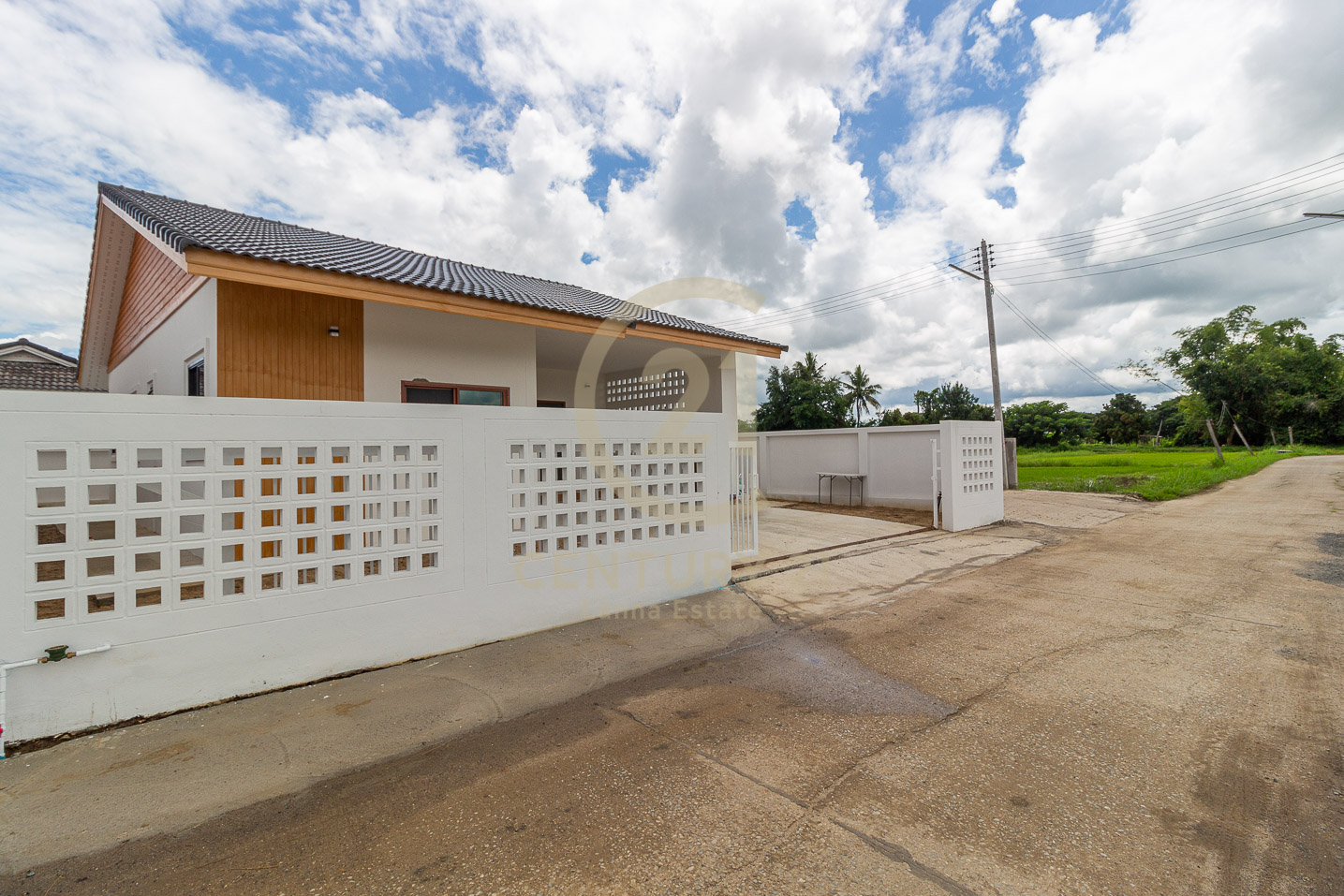 New Minimal Style House Unfurnished in countryside and tranquil area for SALE