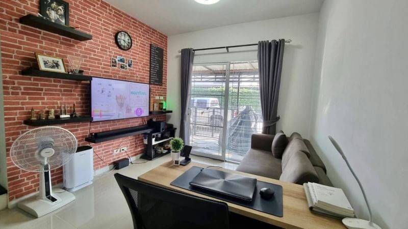 Townhome for sale, bypass Nong Mon, Bangsaen area, Pruksanara Village