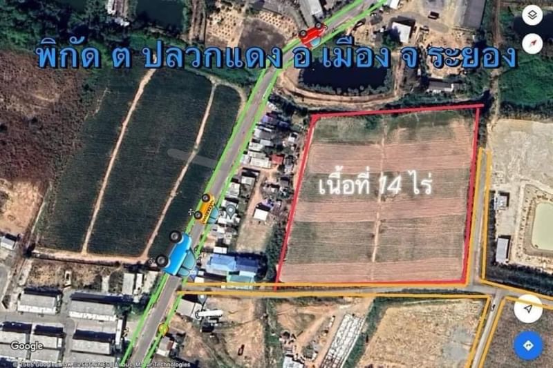 Century 21 Thailand Property Land for sale, 14 rai, purple area