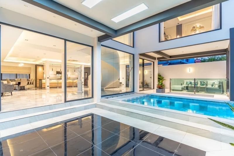 luxury marble house Fully furnished, ready to move in, special price Thepprasit Pattaya