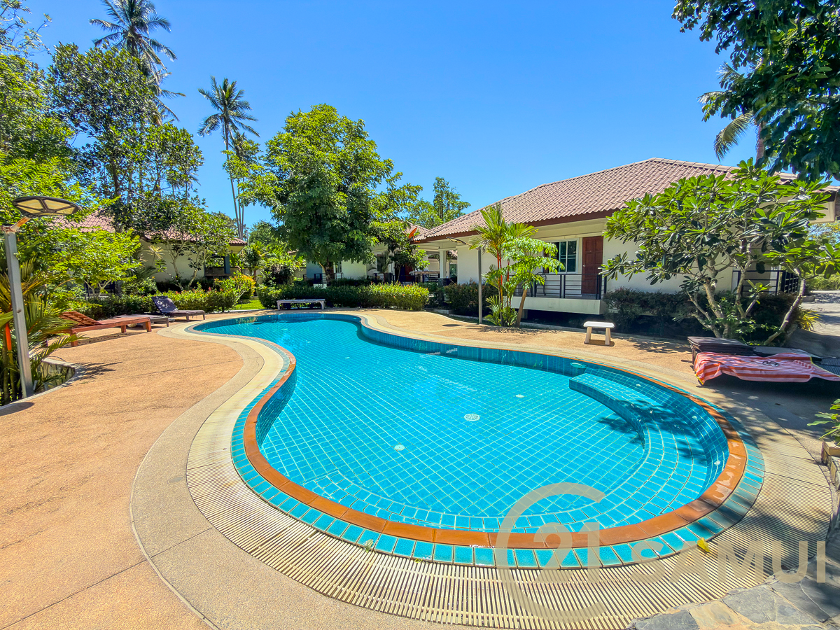 Resort With 10 Bungalows For Sale in the Heart of Maenam, Koh Samui, Thailand