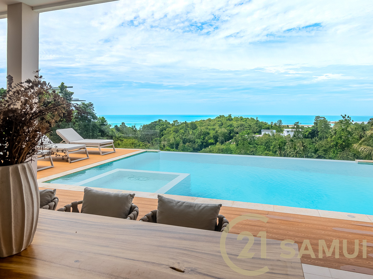 Stunning 5-Bedroom Sea Views Pool Villa for Sale in Lamai