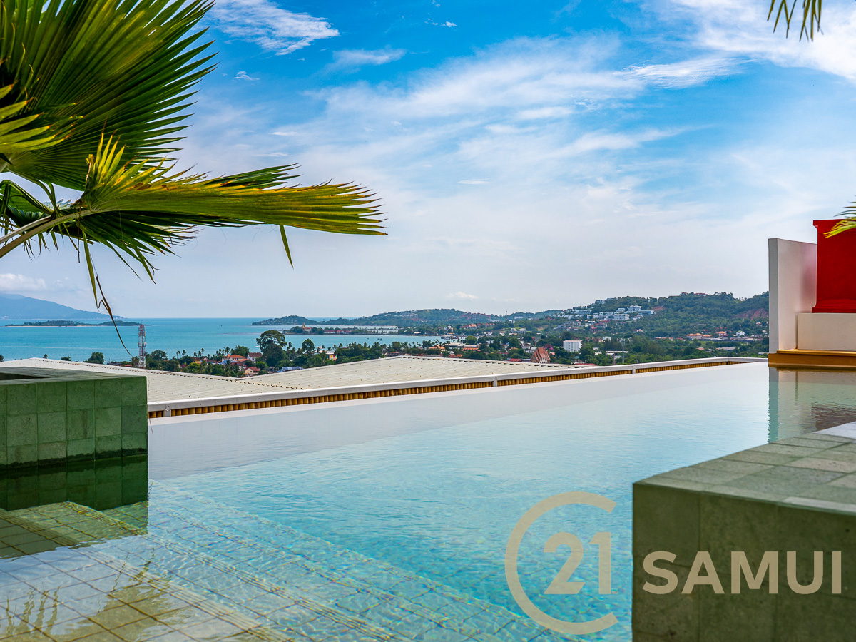 Exceptional 7-Bedroom Villa with 360° Sea Views for Sale in Bang Rak