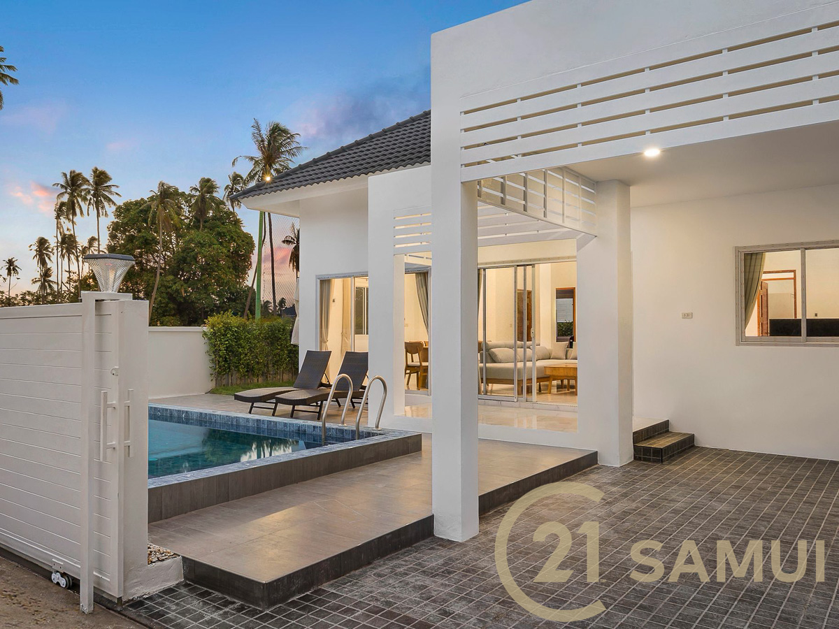3-Bedroom Pool Villa in Leasehold for Sale in Ban Tai