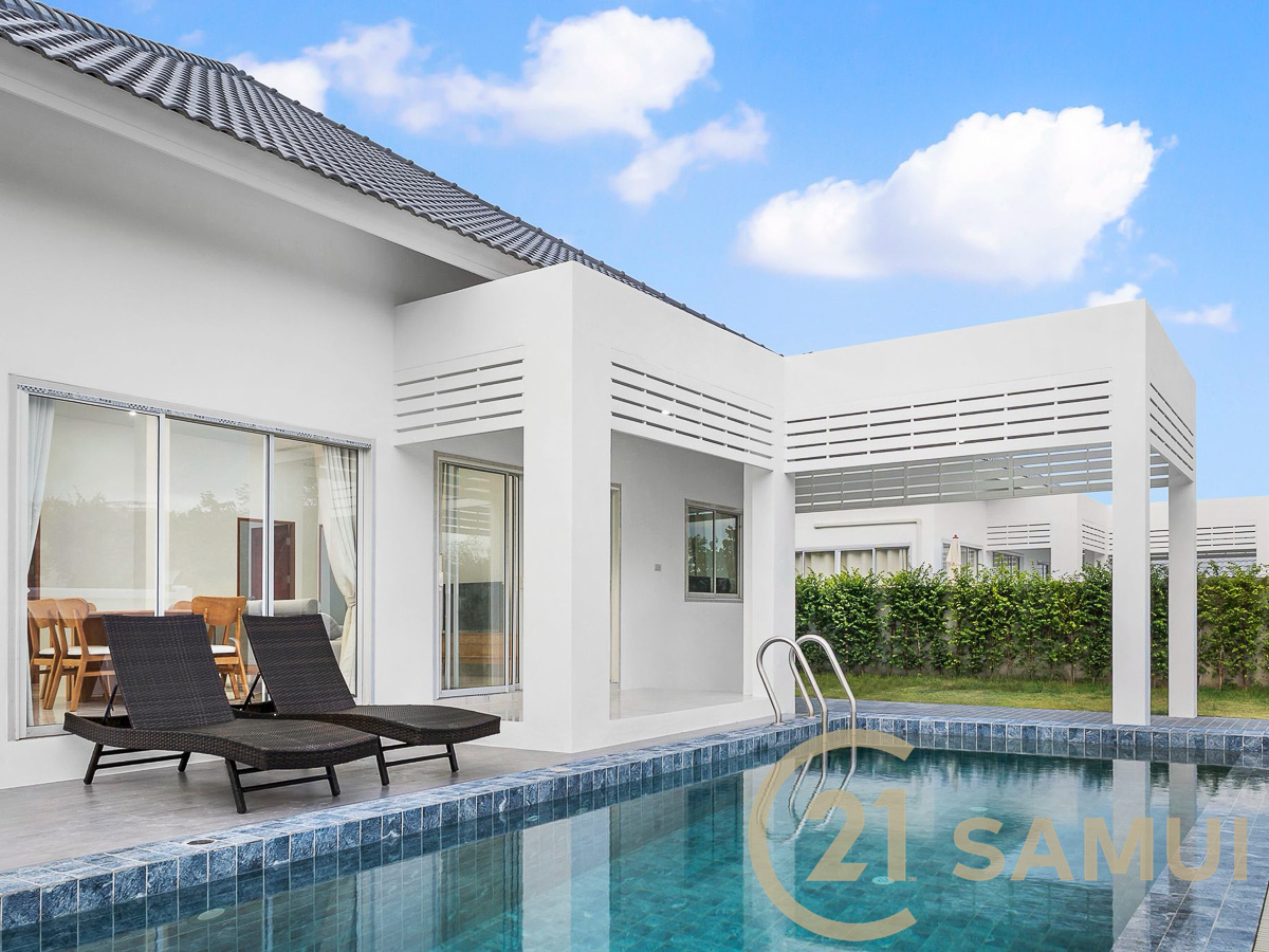 3-Bedroom Pool Villa in Leasehold for Sale in Ban Tai