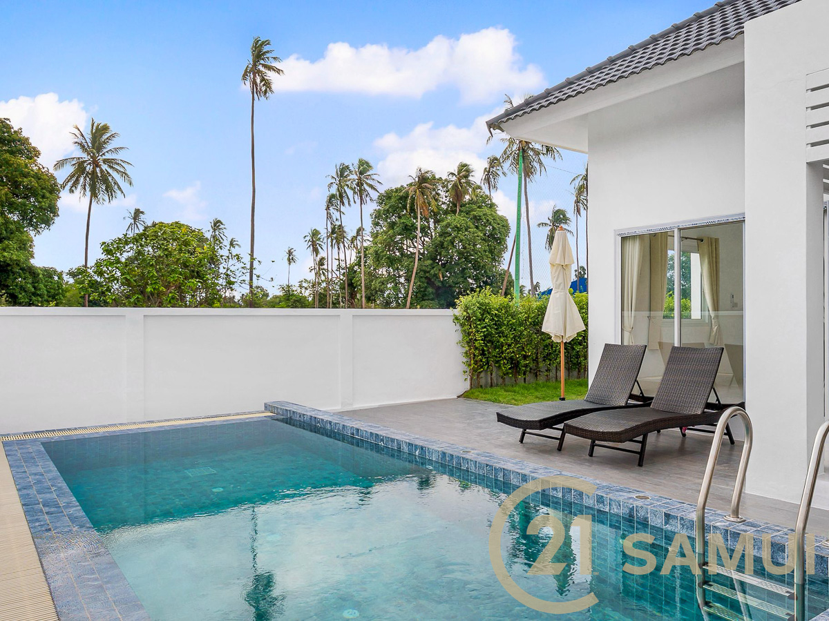 3-Bedroom Pool Villa in Leasehold for Sale in Ban Tai