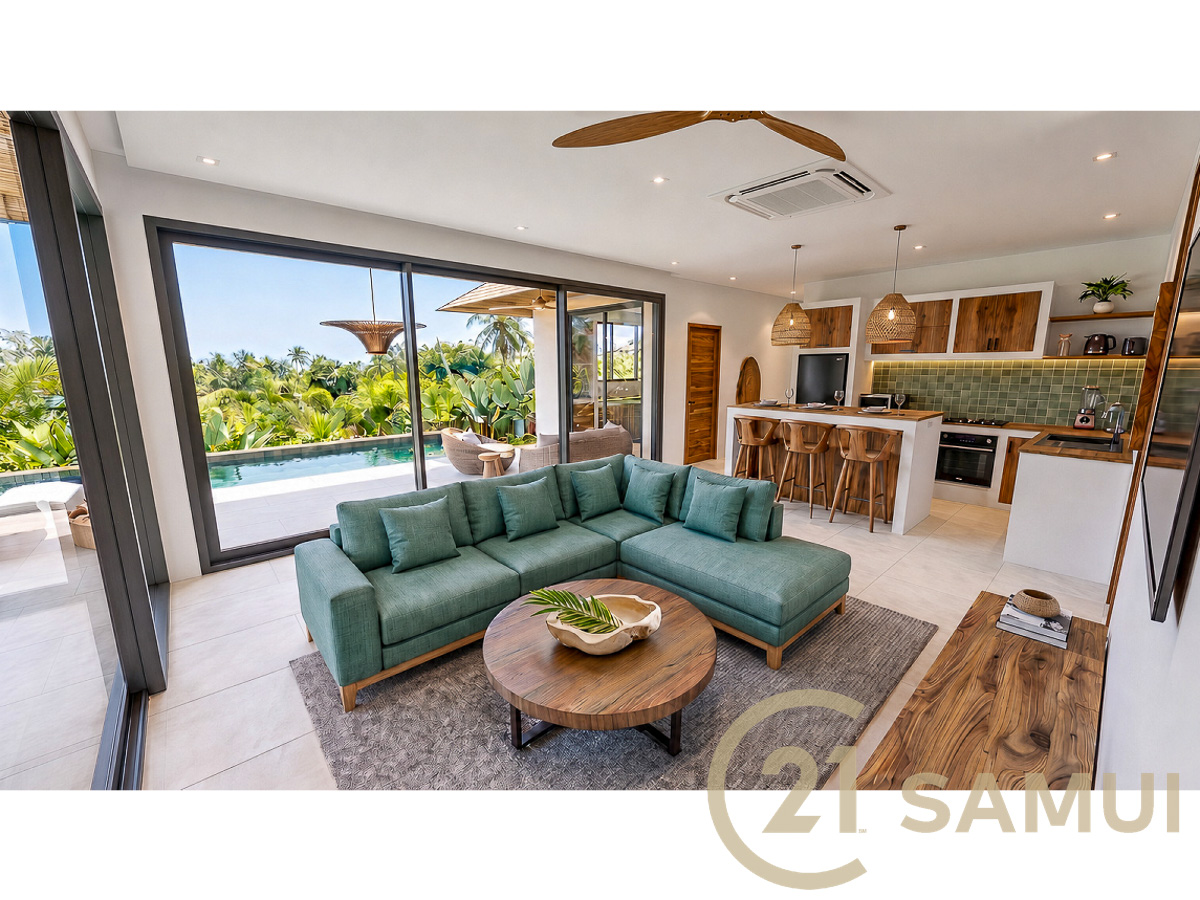 3-Bedroom Private Pool Villa Under Construction For Sale in Hua Thanon