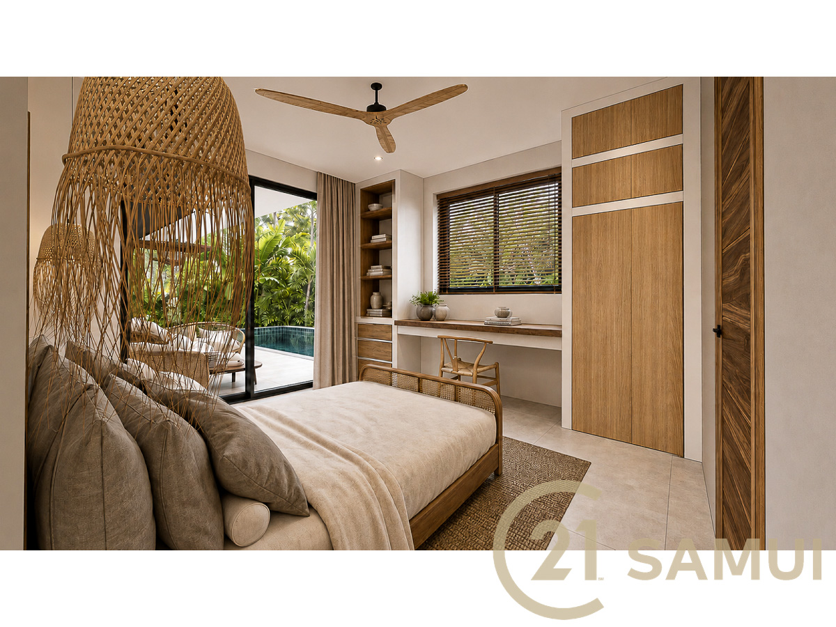 3-Bedroom Private Pool Villa Under Construction For Sale in Hua Thanon