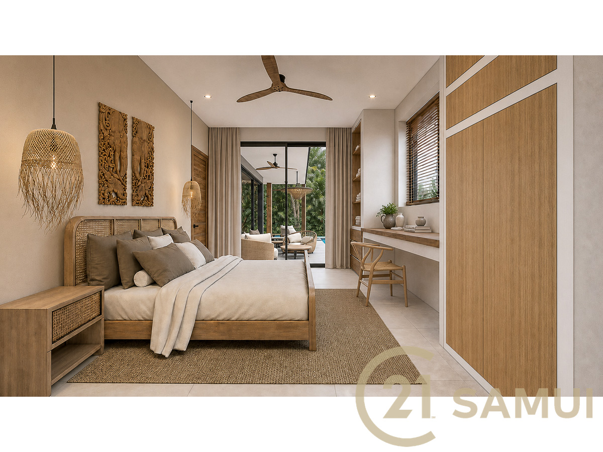 3-Bedroom Private Pool Villa Under Construction For Sale in Hua Thanon