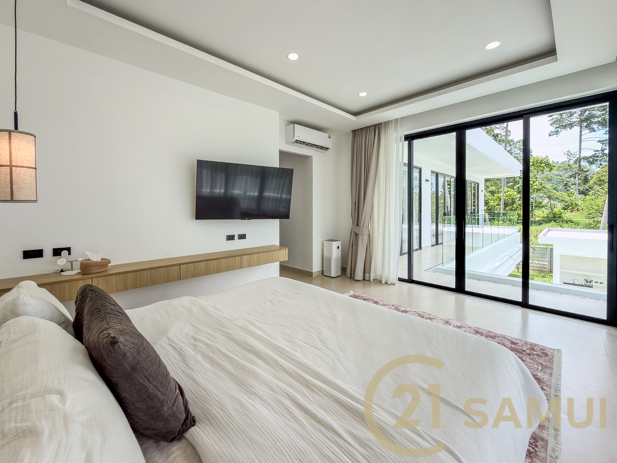 Two-Story Five-Bedroom Pool Villa for Sale in Lamai