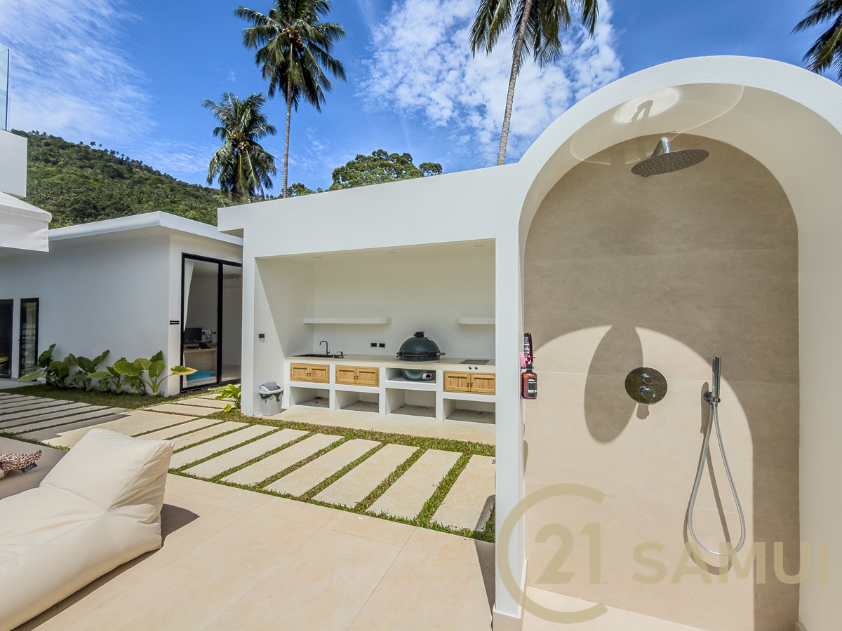 Two-Story Five-Bedroom Pool Villa for Sale in Lamai
