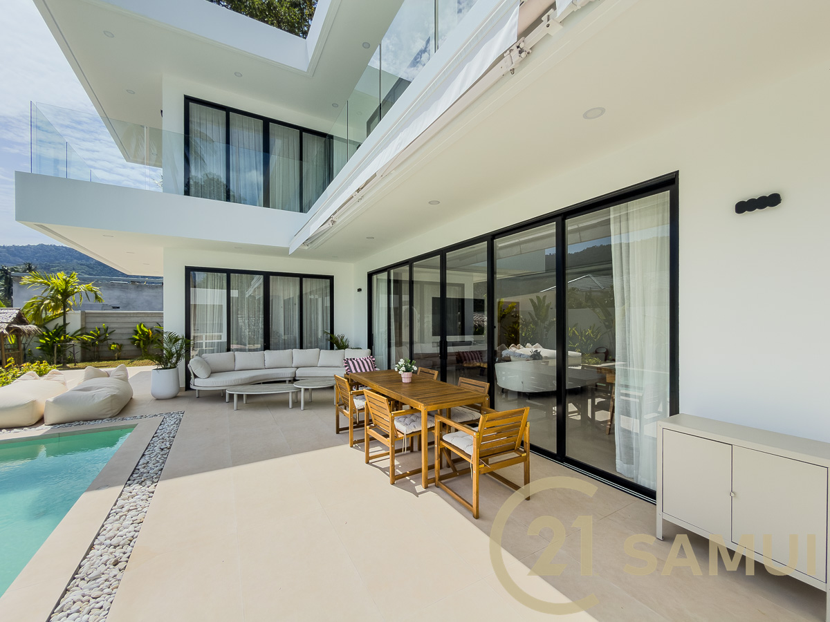 Two-Story Five-Bedroom Pool Villa for Sale in Lamai