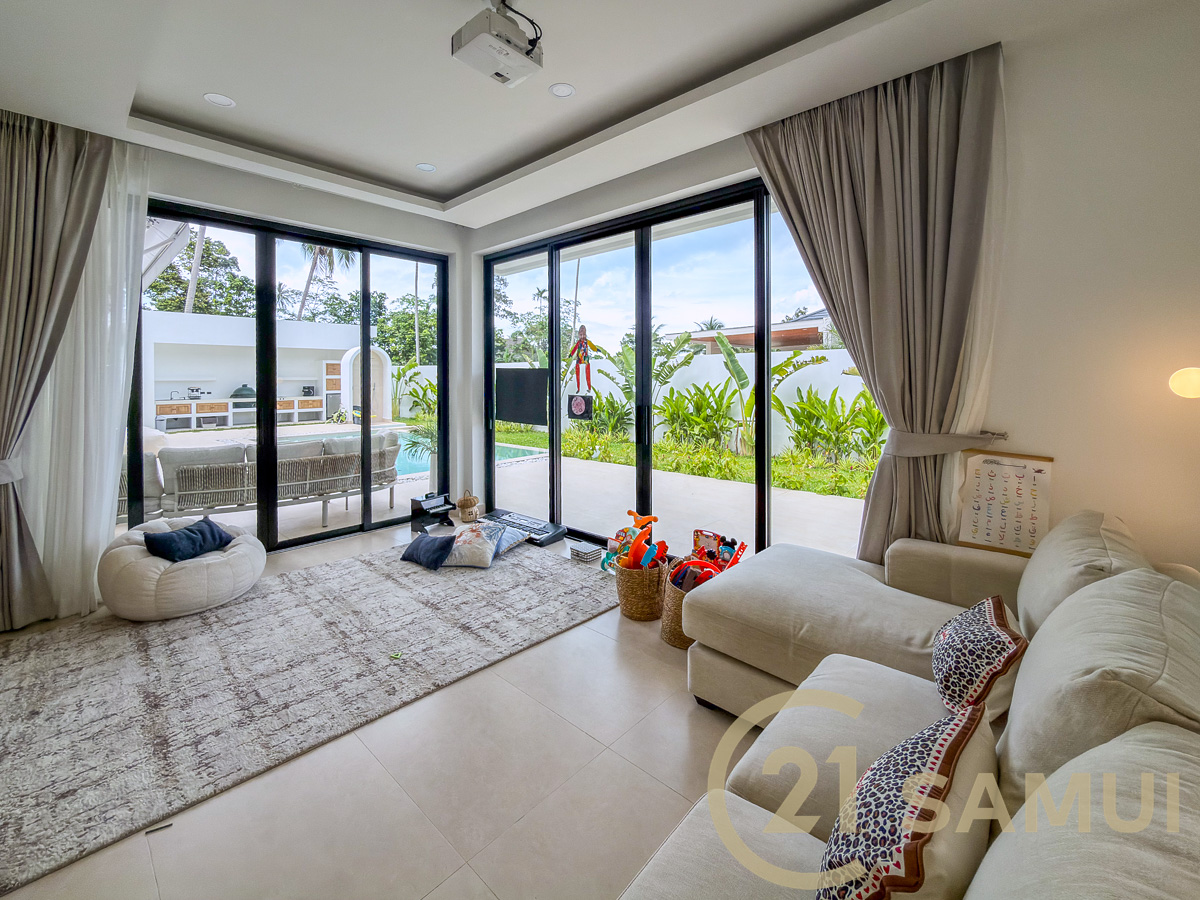 Two-Story Five-Bedroom Pool Villa for Sale in Lamai