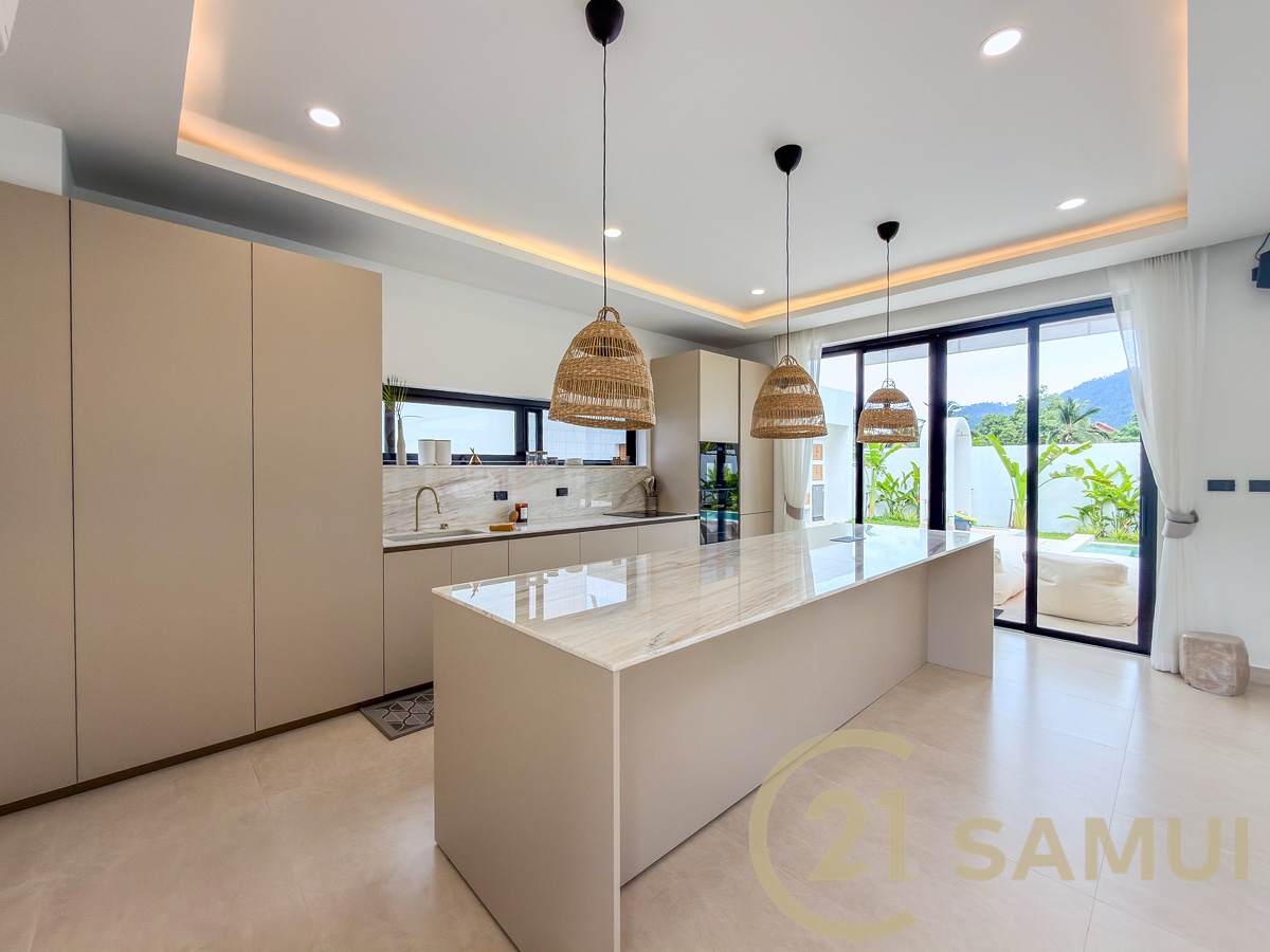 Two-Story Five-Bedroom Pool Villa for Sale in Lamai
