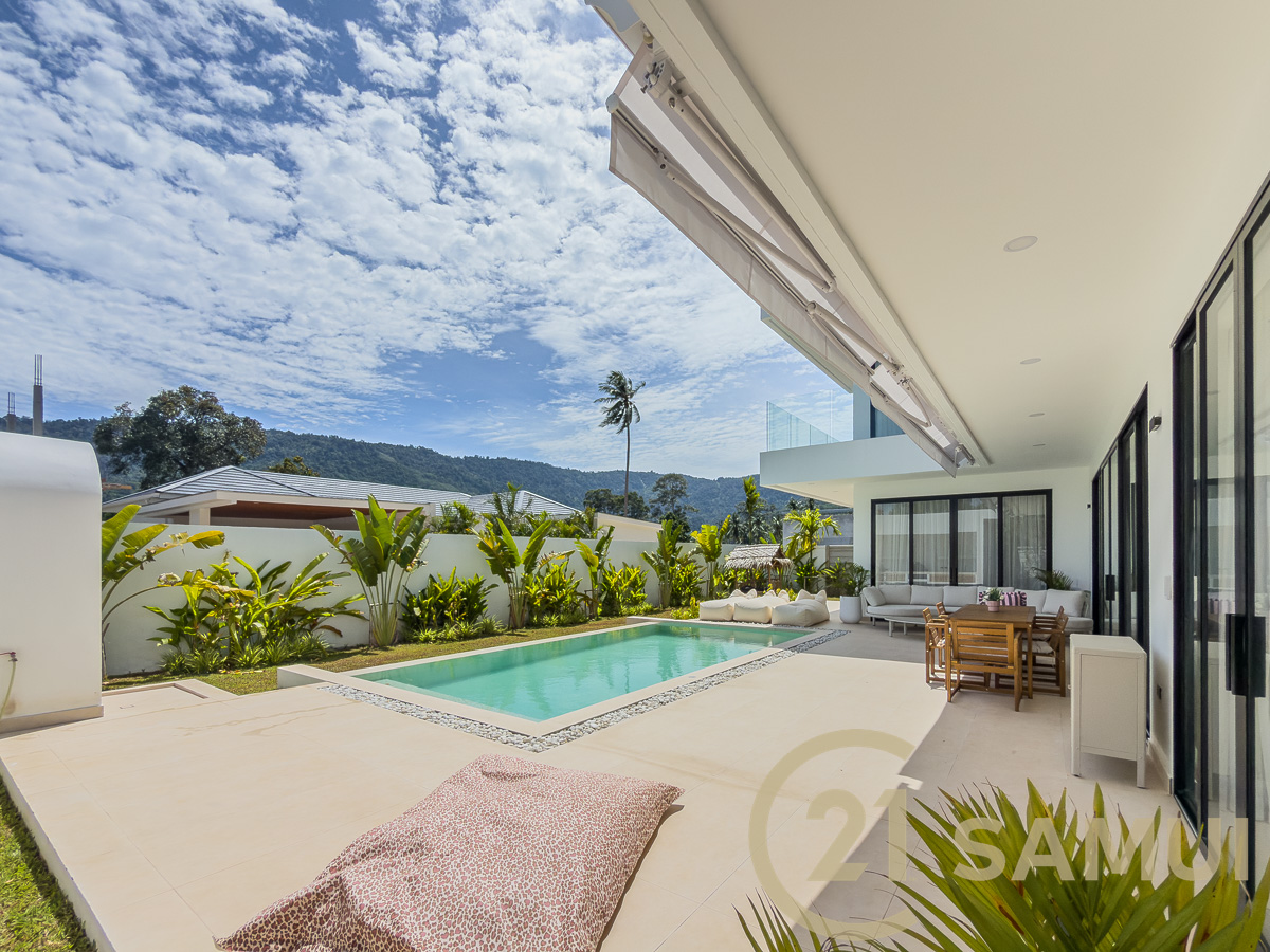 Two-Story Five-Bedroom Pool Villa for Sale in Lamai