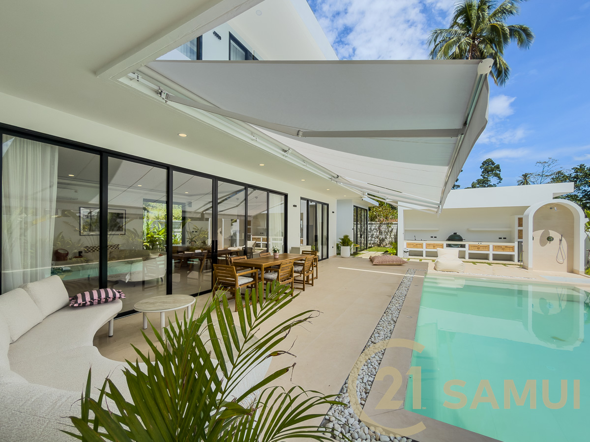 Two-Story Five-Bedroom Pool Villa for Sale in Lamai