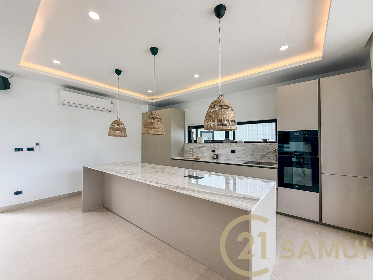 Two-Story Five-Bedroom Pool Villa for Sale in Lamai