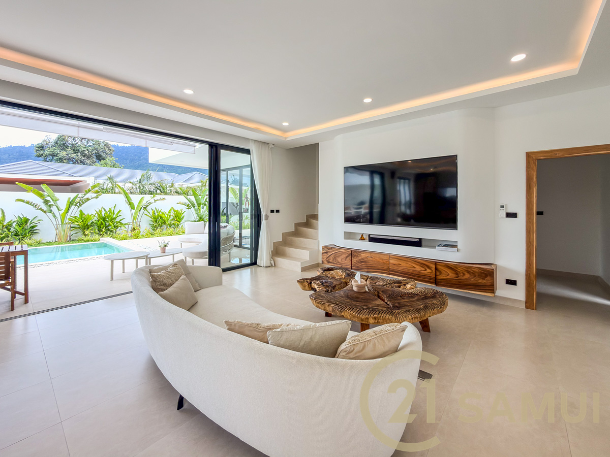 Two-Story Five-Bedroom Pool Villa for Sale in Lamai