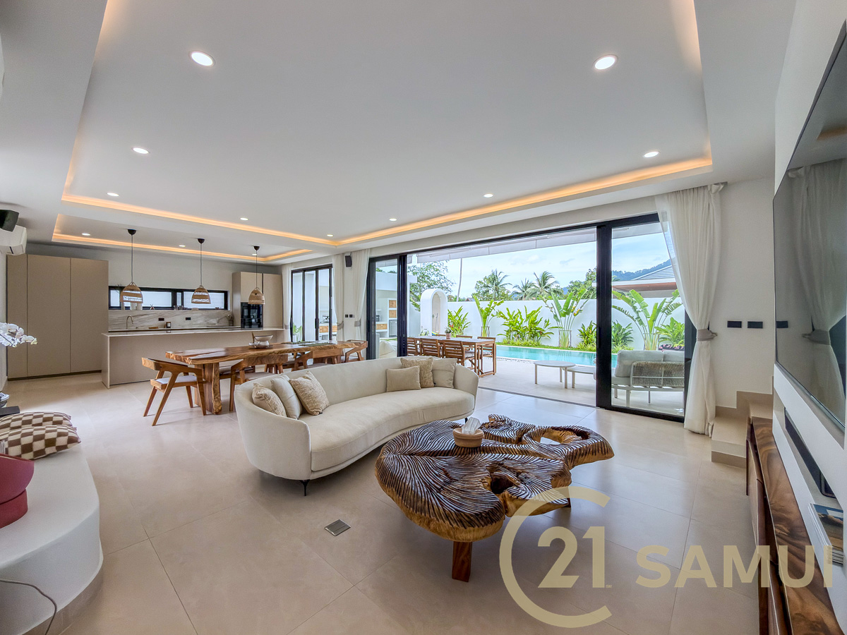 Two-Story Five-Bedroom Pool Villa for Sale in Lamai