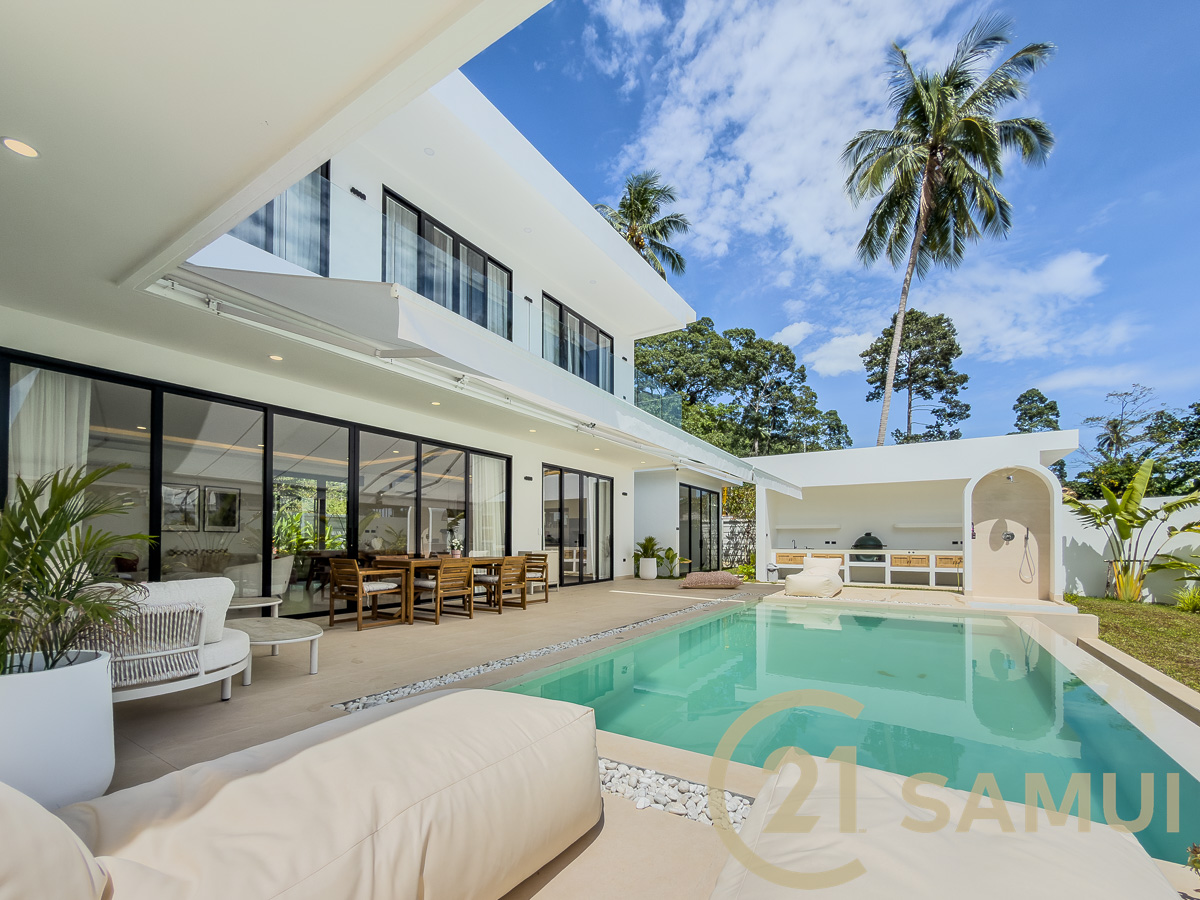 Two-Story Five-Bedroom Pool Villa for Sale in Lamai