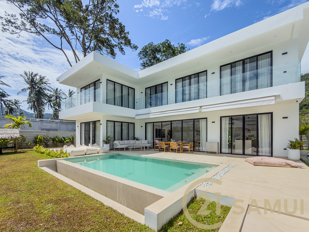 Two-Story Five-Bedroom Pool Villa for Sale in Lamai