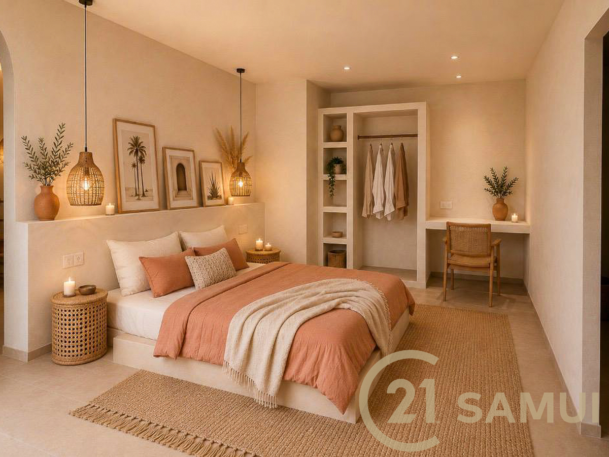 Off-Plan 1-Bedroom Leasehold Pool Villa For Sale In Lamai